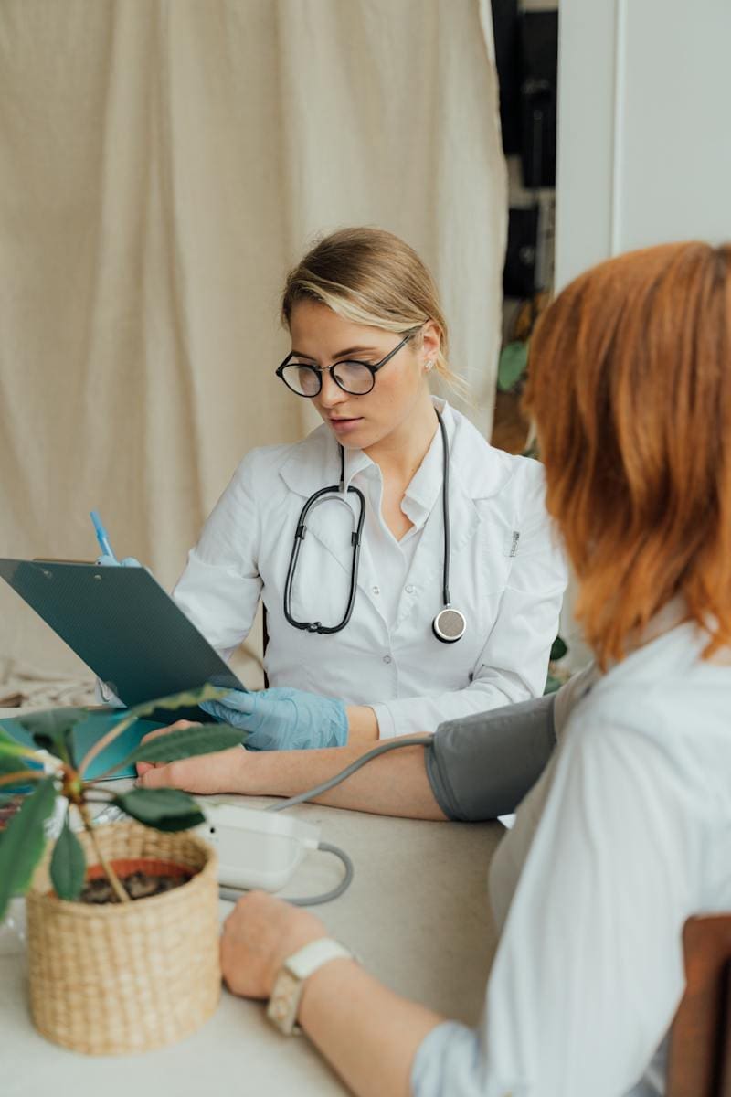 A Patient Having a Consultation with Her Doctor